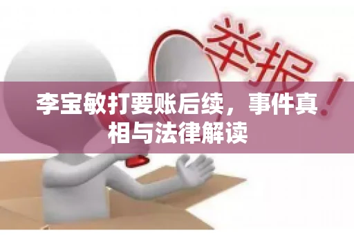 李宝敏打要账后续，事件真相与法律解读