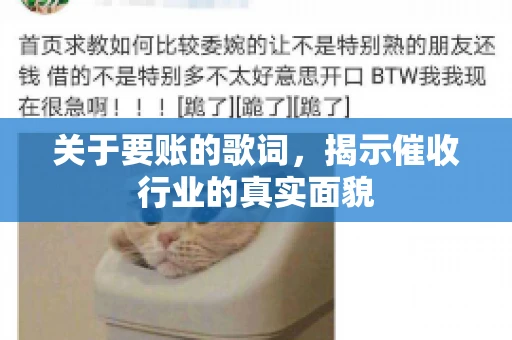 关于要账的歌词，揭示催收行业的真实面貌