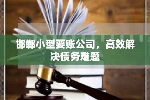 邯郸小型要账公司,高效解决债务难题 邯郸小型要账公司,高效解决债务难题