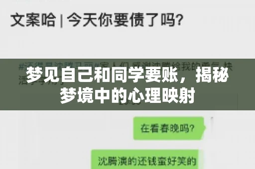 梦见自己和同学要账，揭秘梦境中的心理映射