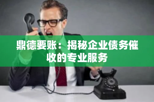 鼎德要账:揭秘企业债务催收的专业服务 鼎德要账:揭秘企业债务催收的专业服务