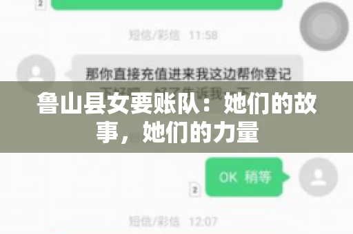 鲁山县女要账队：她们的故事，她们的力量