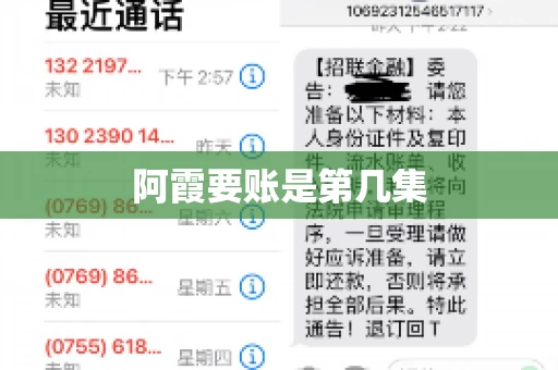 阿霞要账是第几集 阿霞要账是第几集