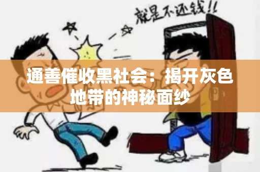 通善催收黑社会：揭开灰色地带的神秘面纱