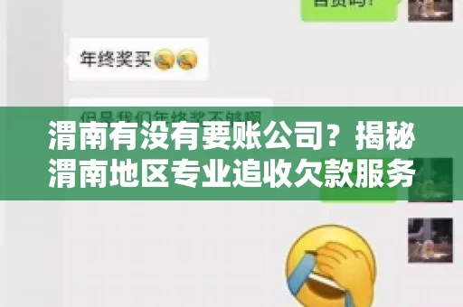 渭南有没有要账公司?揭秘渭南地区专业追收欠款服务 渭南有没有要账公司?揭秘渭南地区专业追收欠款服务